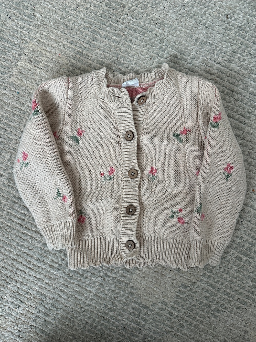 Jamie Kay Floral Knit Cardigan